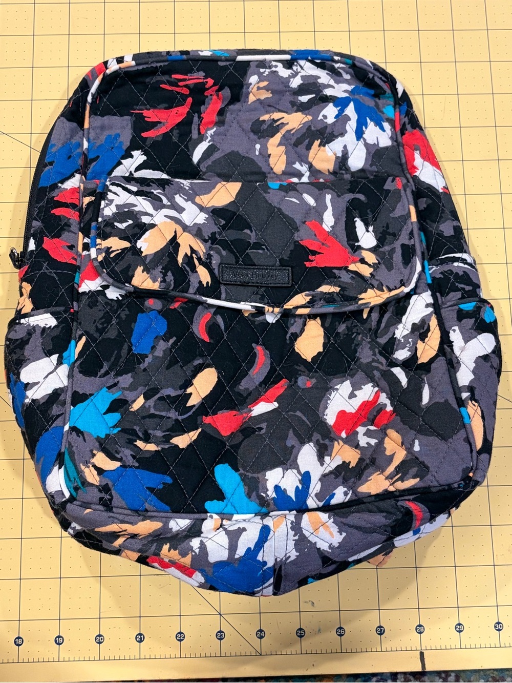 Vera Bradley Quilted "Floral Splash" backpack